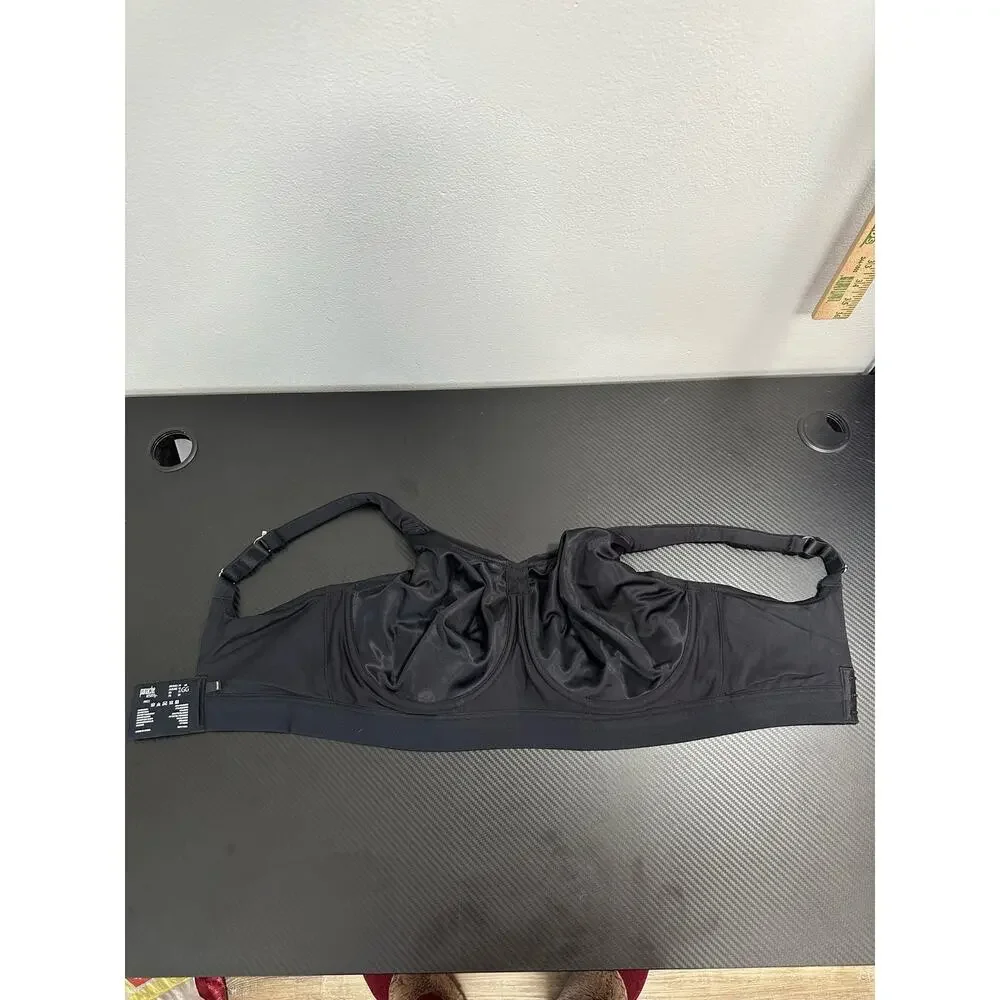 NWOT Panache Sport Underwire Sports Bra Black Size 34 - Picture 2 of 6